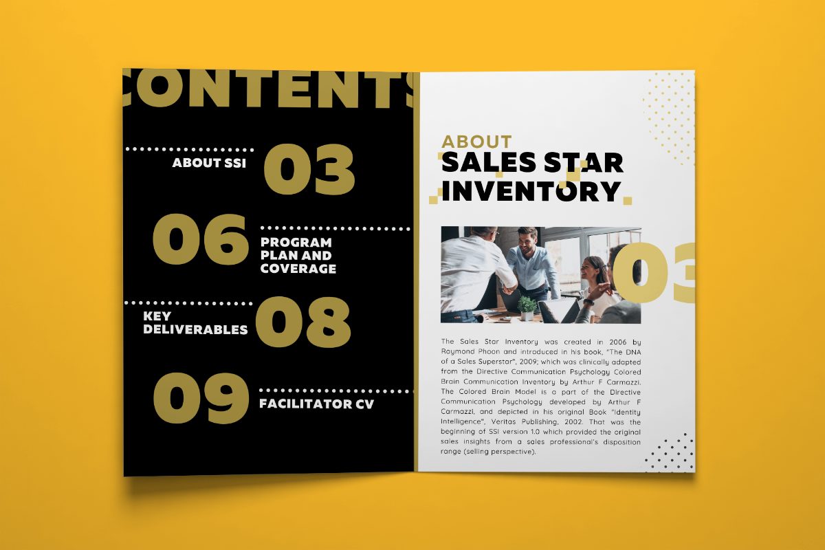 Sales star inventory cert brochure