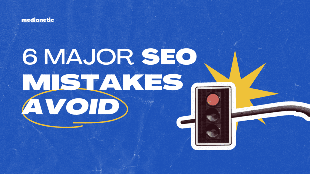 SEO mistakes to avoid blog graphic