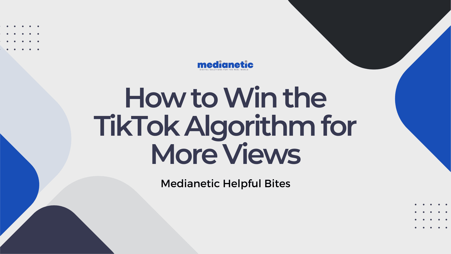 How to win the TikTok algorithm blog graphic