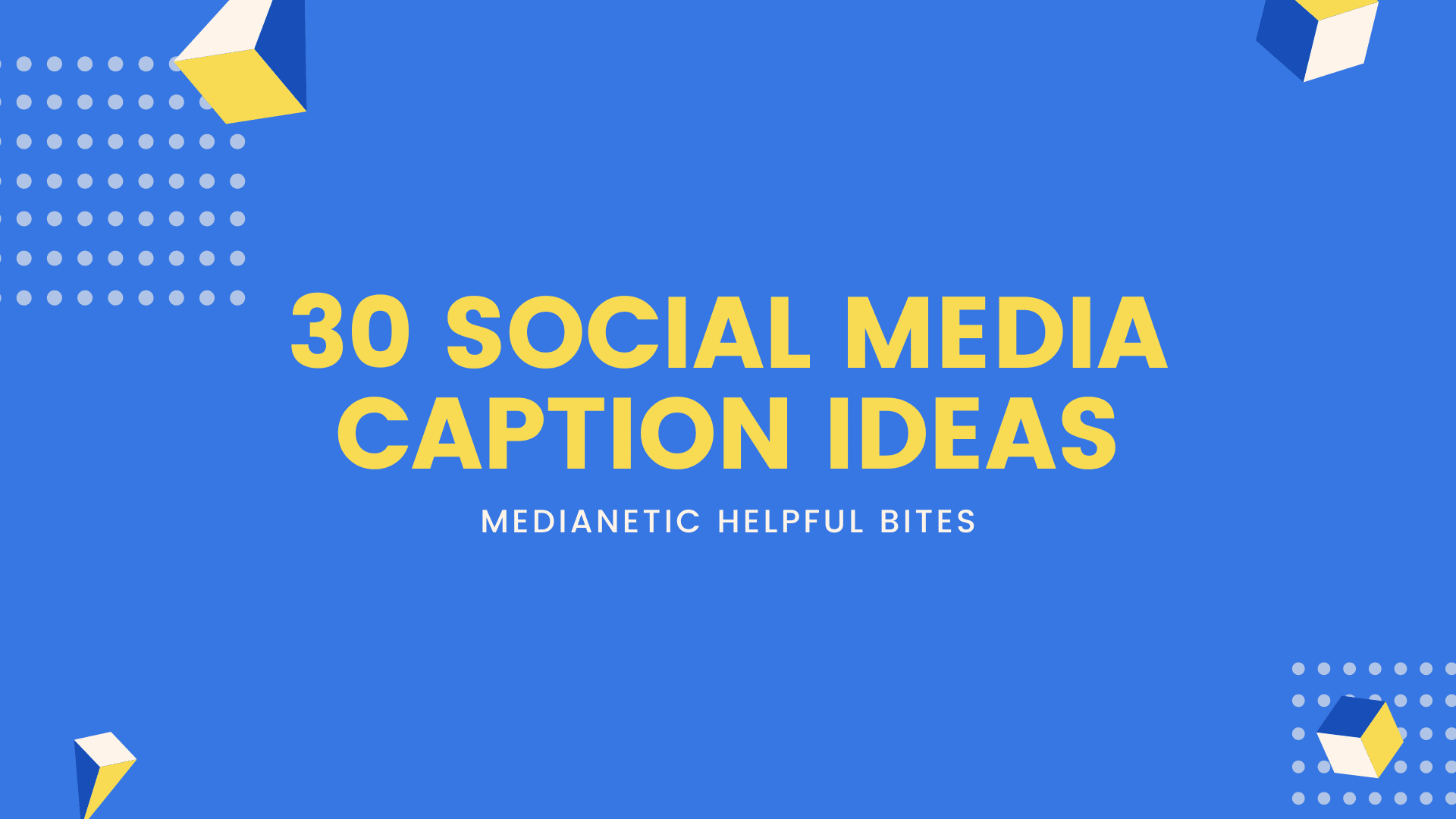social media caption blog graphic
